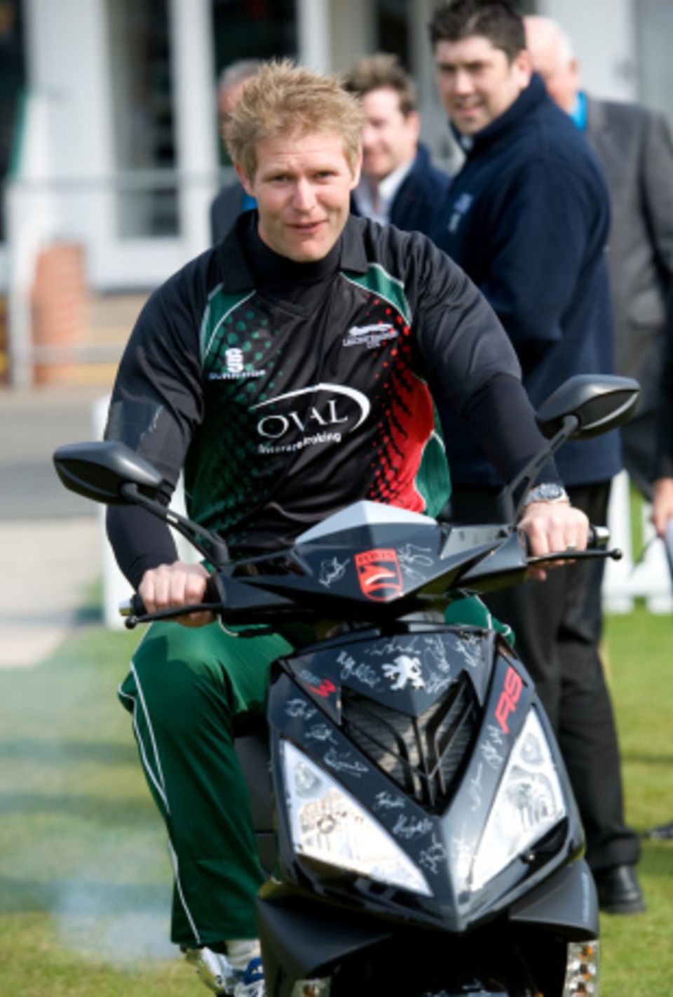 Matthew Hoggard rides off into the sunset