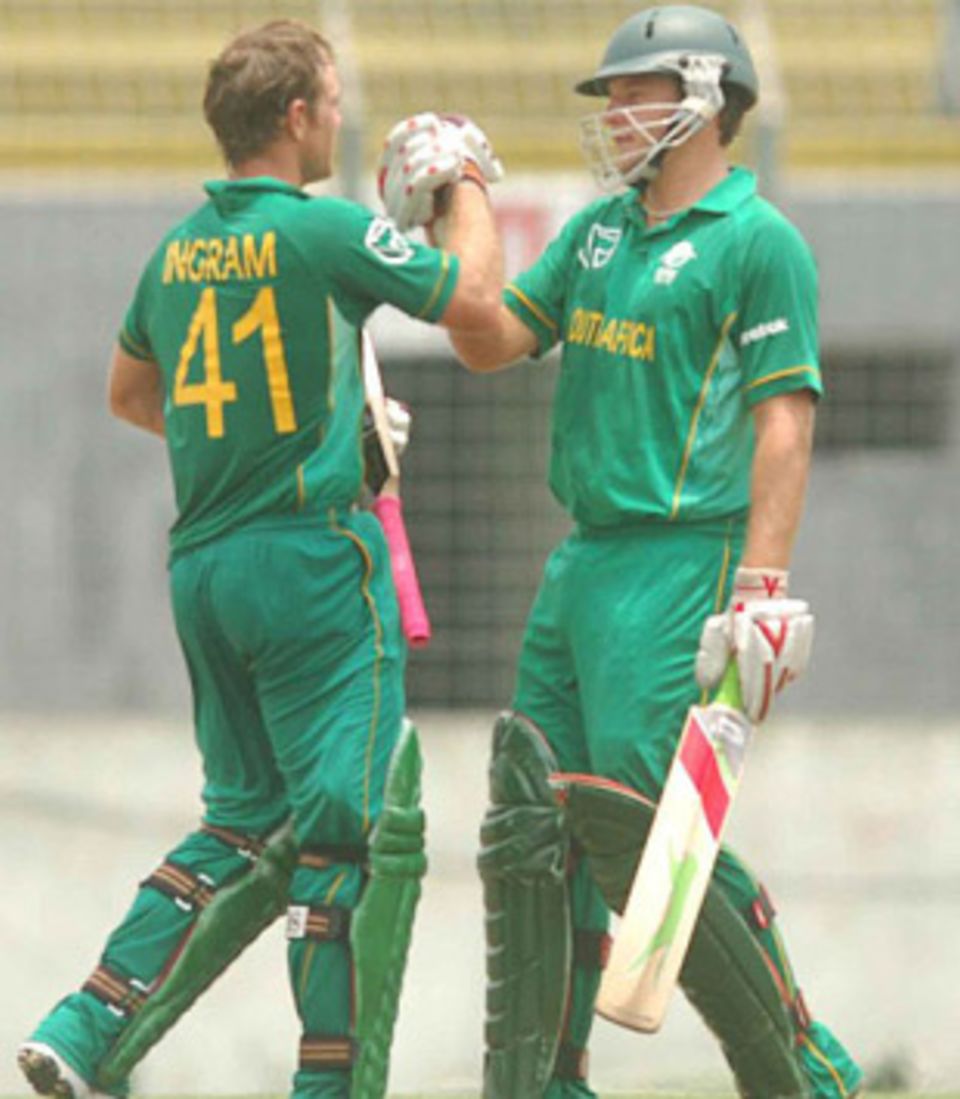 David Miller and Colin Ingram added 128 for the fifth wicket in just 15.2 overs