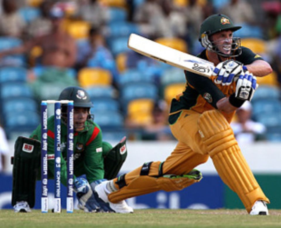 Michael Hussey has played some stunning knocks at No. 7 in the World Twenty20, disproving the general belief that a specialist batsman is a waste in that position