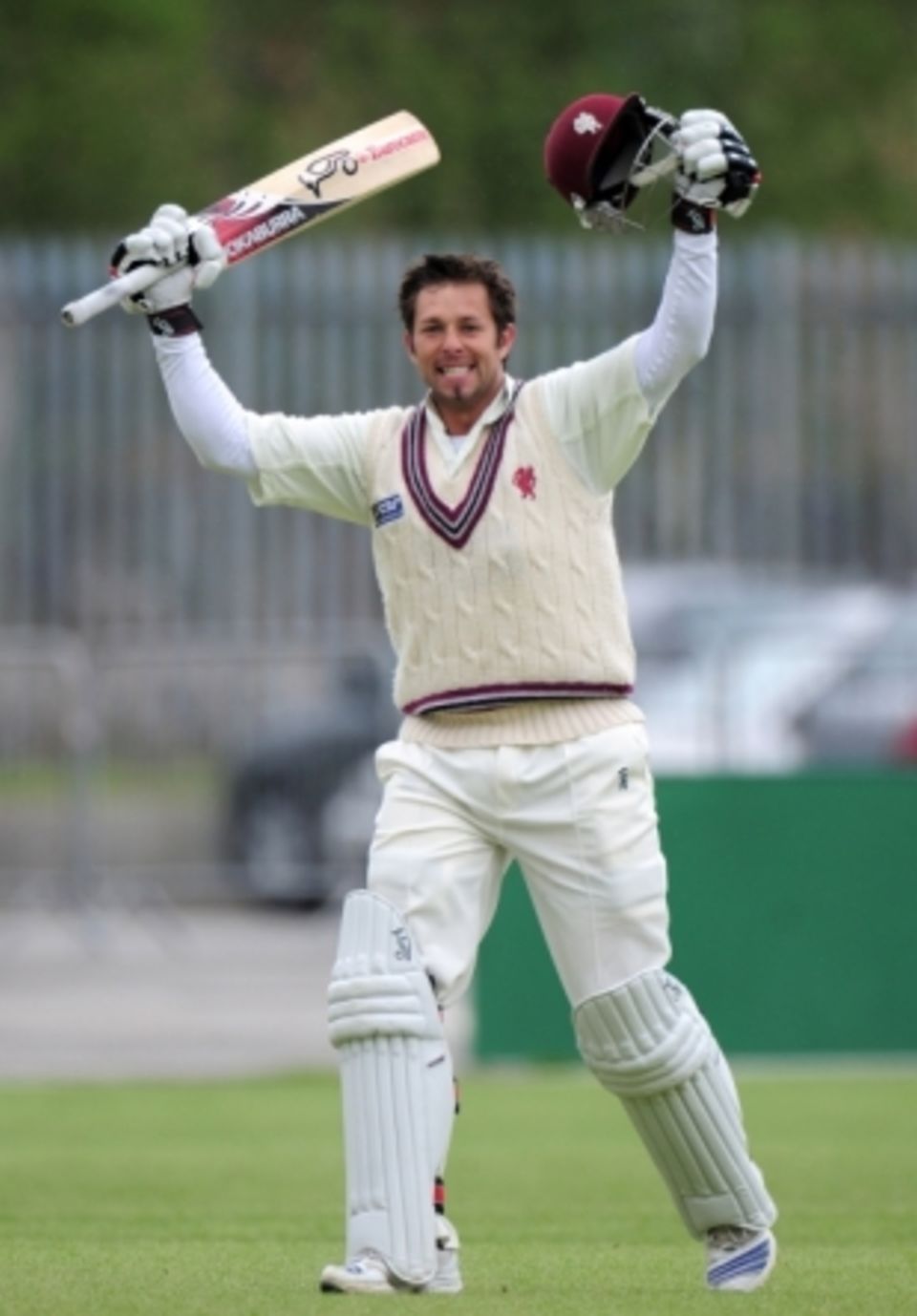 Peter Trego rode his luck to record the quickest first-class century of the season so far
