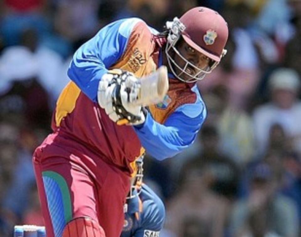 Chris Gayle is the only batsman to score more than 75 runs during the first Powerplay in ODIs - he scored 78 against England in Barbados in March 2009