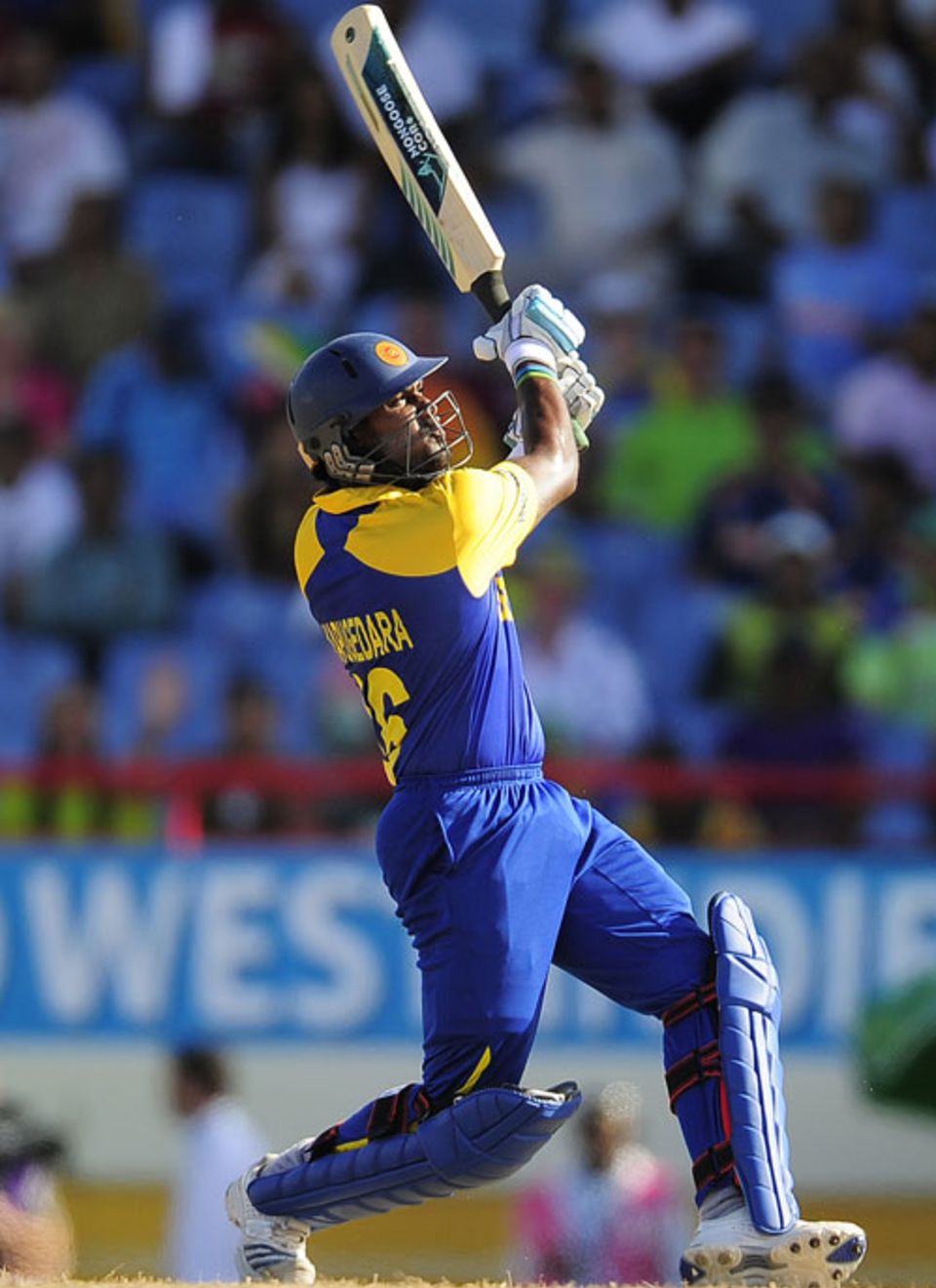 Chamara Kapugedera smashes one of his sixes