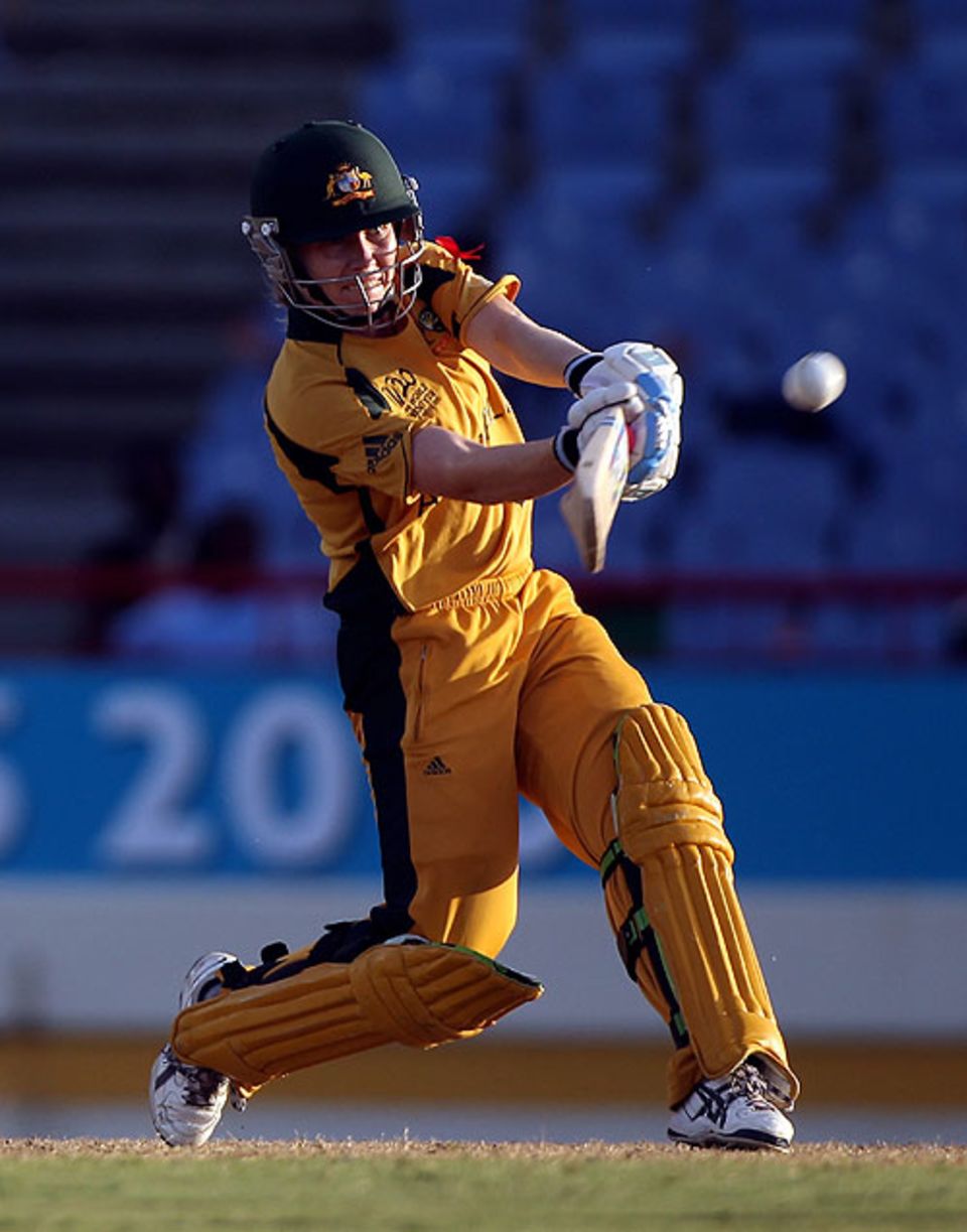 Alex Blackwell scored 61 from 49 balls to defeat India by seven wickets