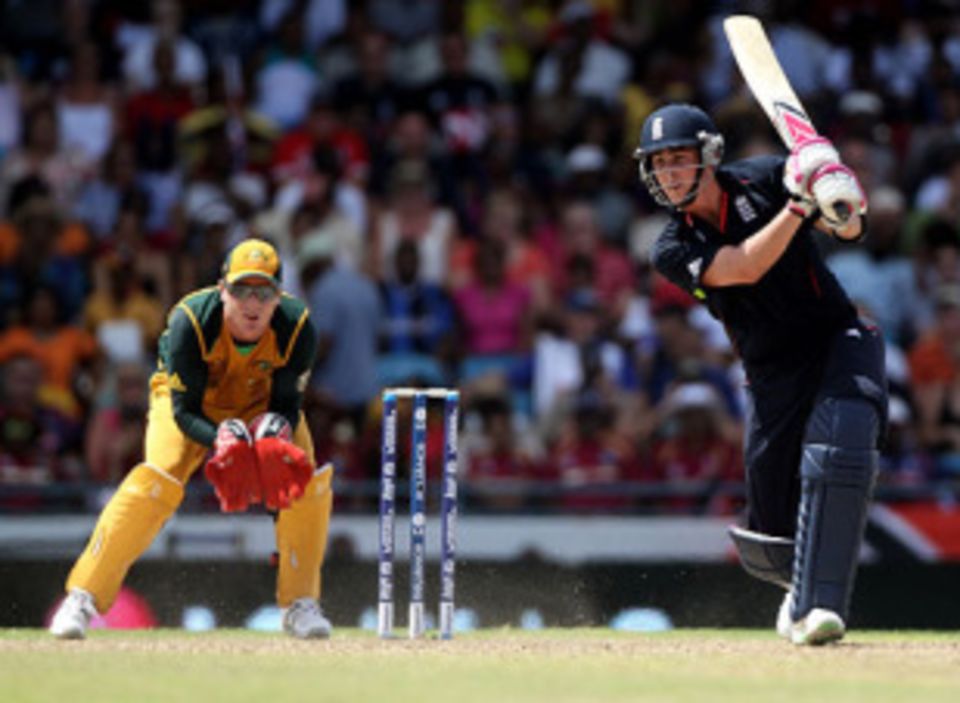 England's strategy involved a blitz in the opening powerplay overs