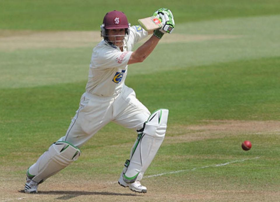 James Hildreth hit 131 as Somerset built a strong lead against Warwickshire