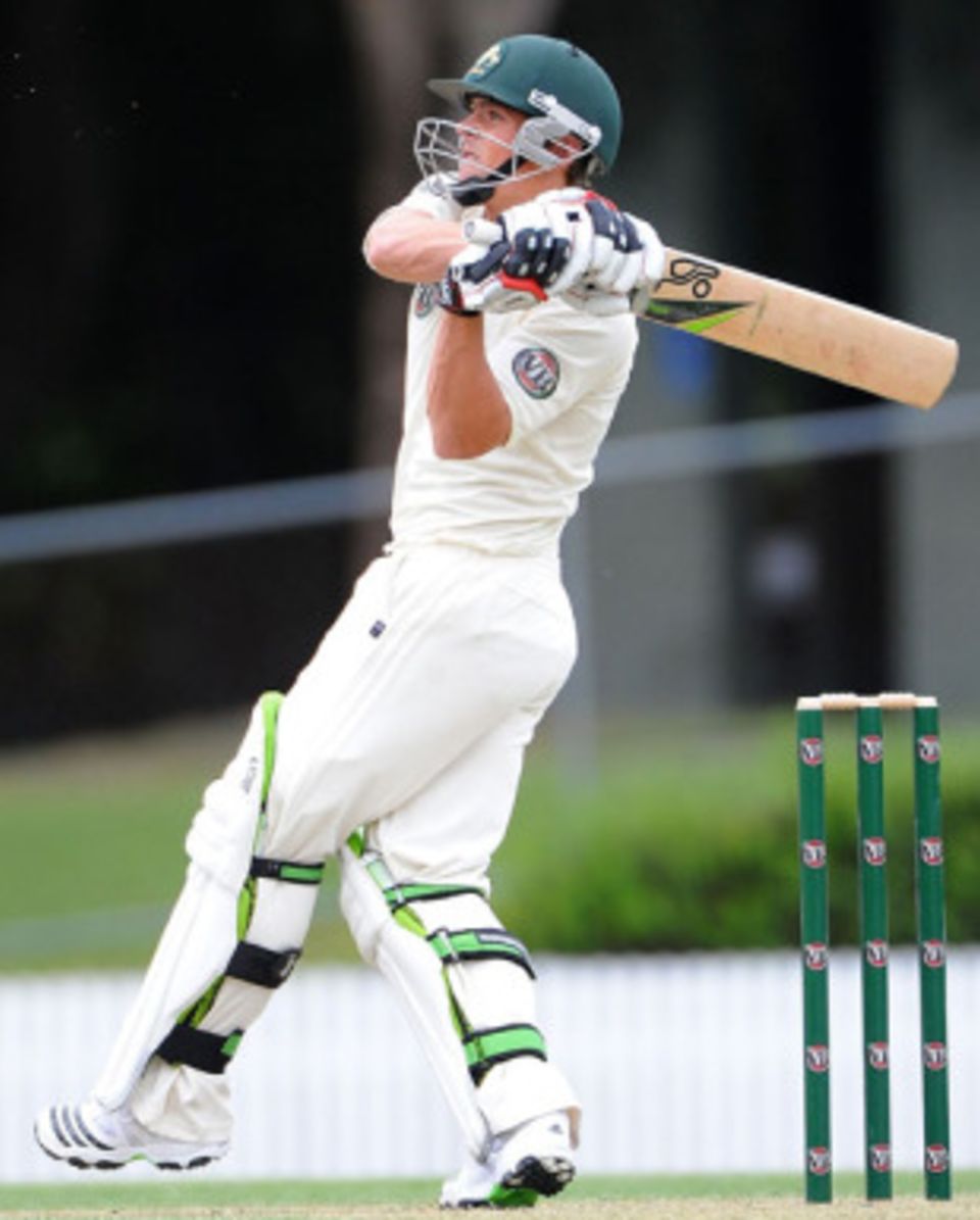 Steve O'Keefe took seven wickets against Sri Lanka A last week but was slightly more satisfied with his first-innings 61