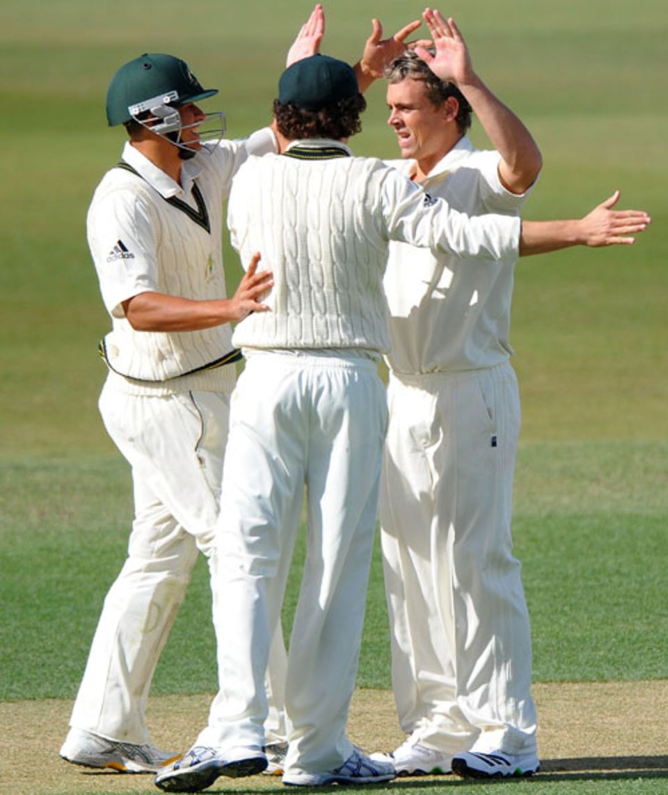Steve O'Keefe's 7 for 35 kept Australia A on top at Allan Border Field