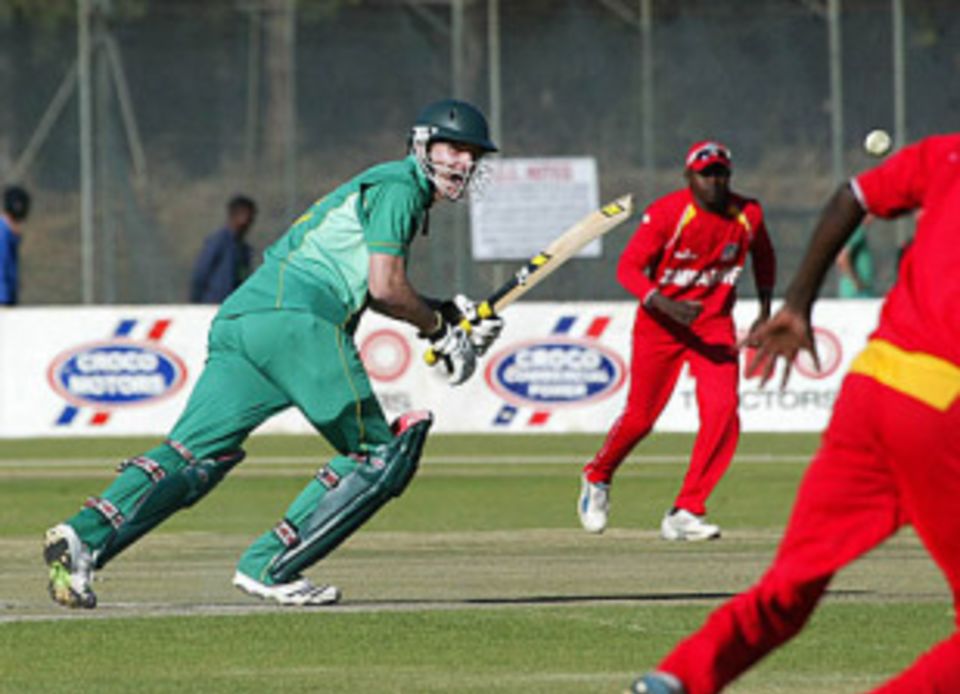 South Africa were in a comfortable position before Zimbabwe hit back