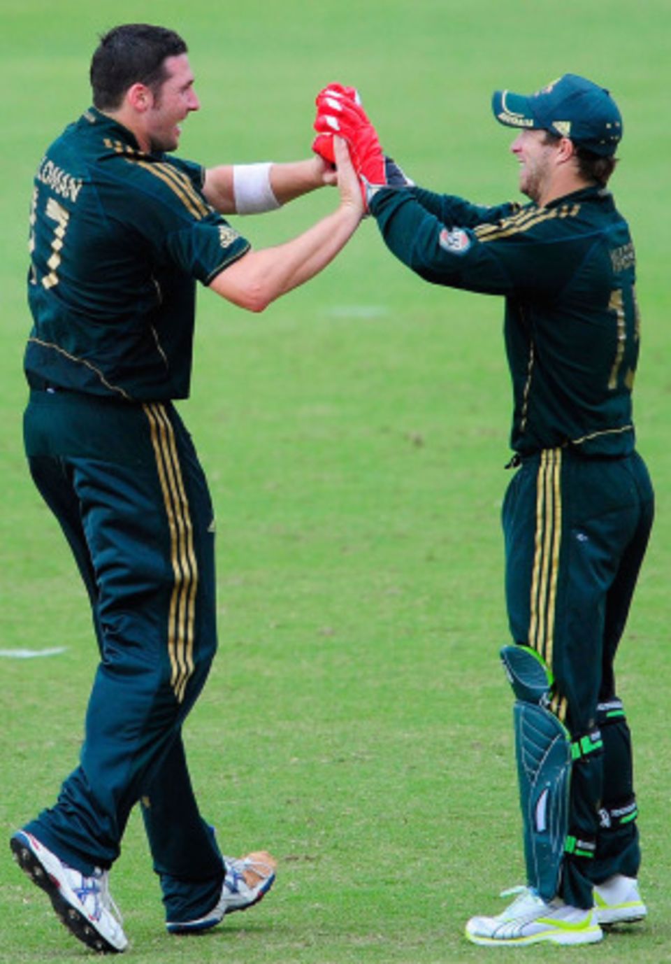 Queensland's Luke Feldman took three wickets on his one-day debut