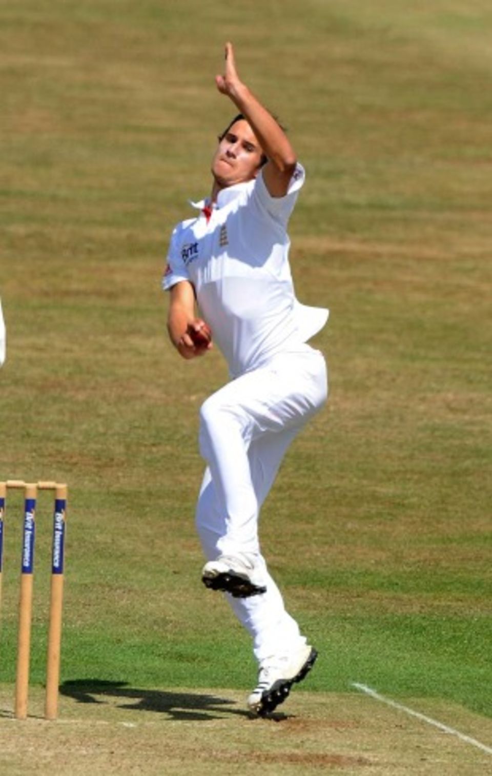 Lewis Gregory in action against Sri Lanka earlier this year
