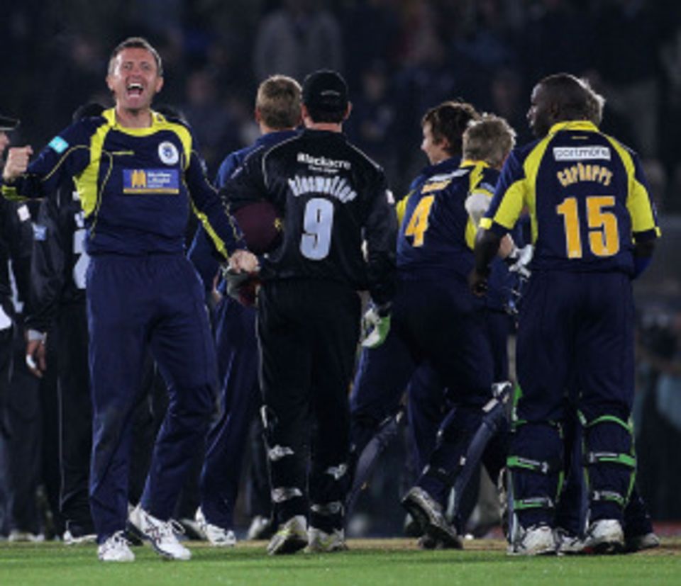 Dominic Cork was a key figure as Hampshire pulled off a stunning triumph