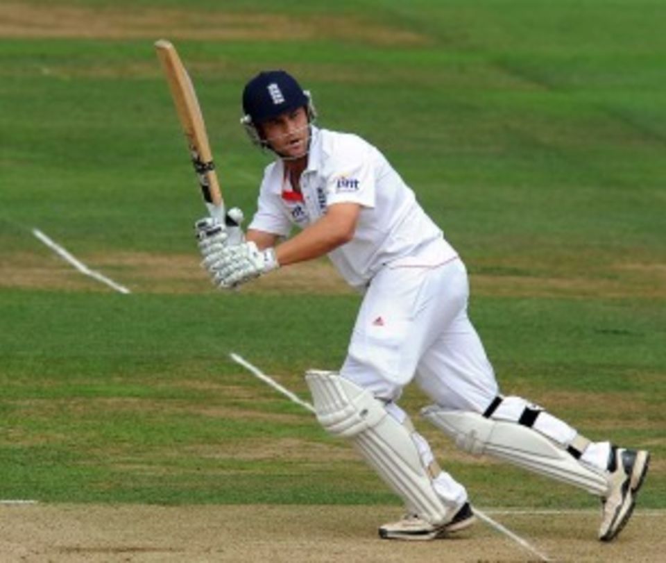 Going up at one-down: Jonathan Trott has been impressive in his brief international stint at No.3