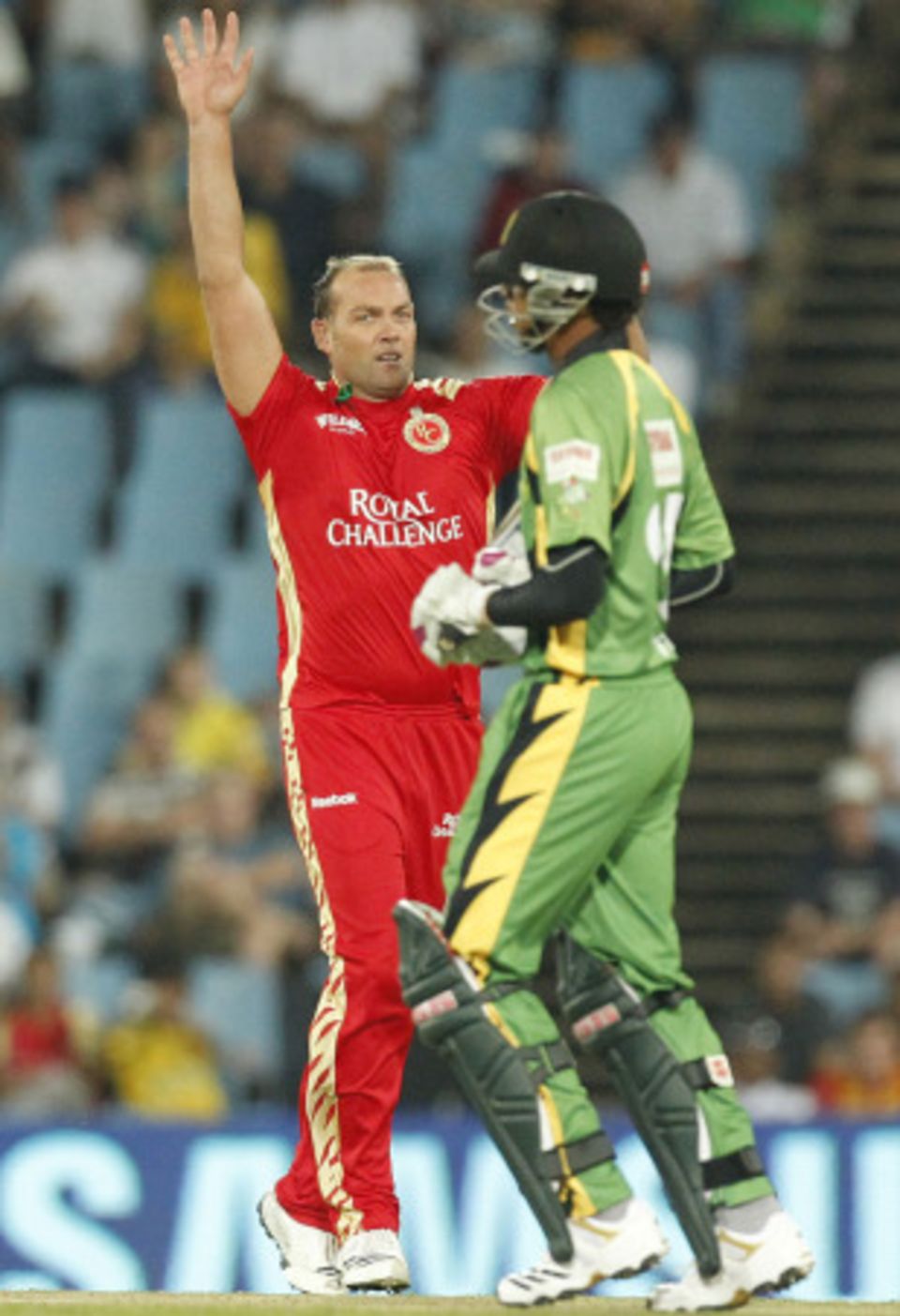 Jacques Kallis grabbed three wickets, including that of Jonathan Foo