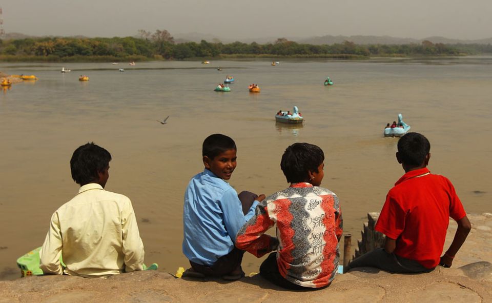 Boating on Sukhna Lake