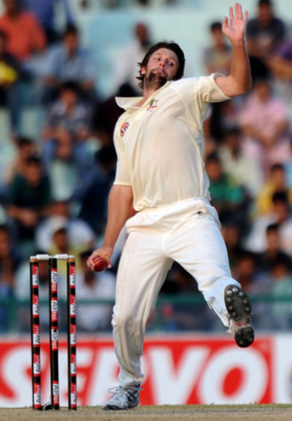 Ben Hilfenhaus' three wickets gave Australia the advantage going into day five