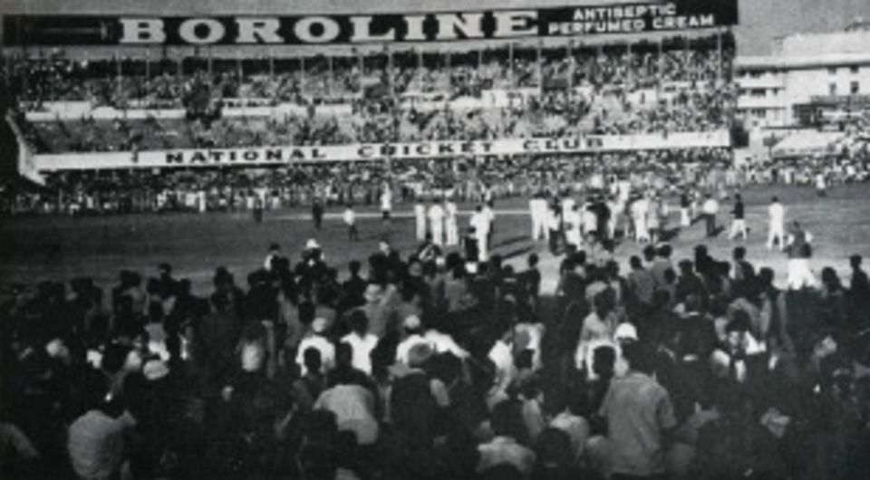 Chaos at the end of the Calcutta Test