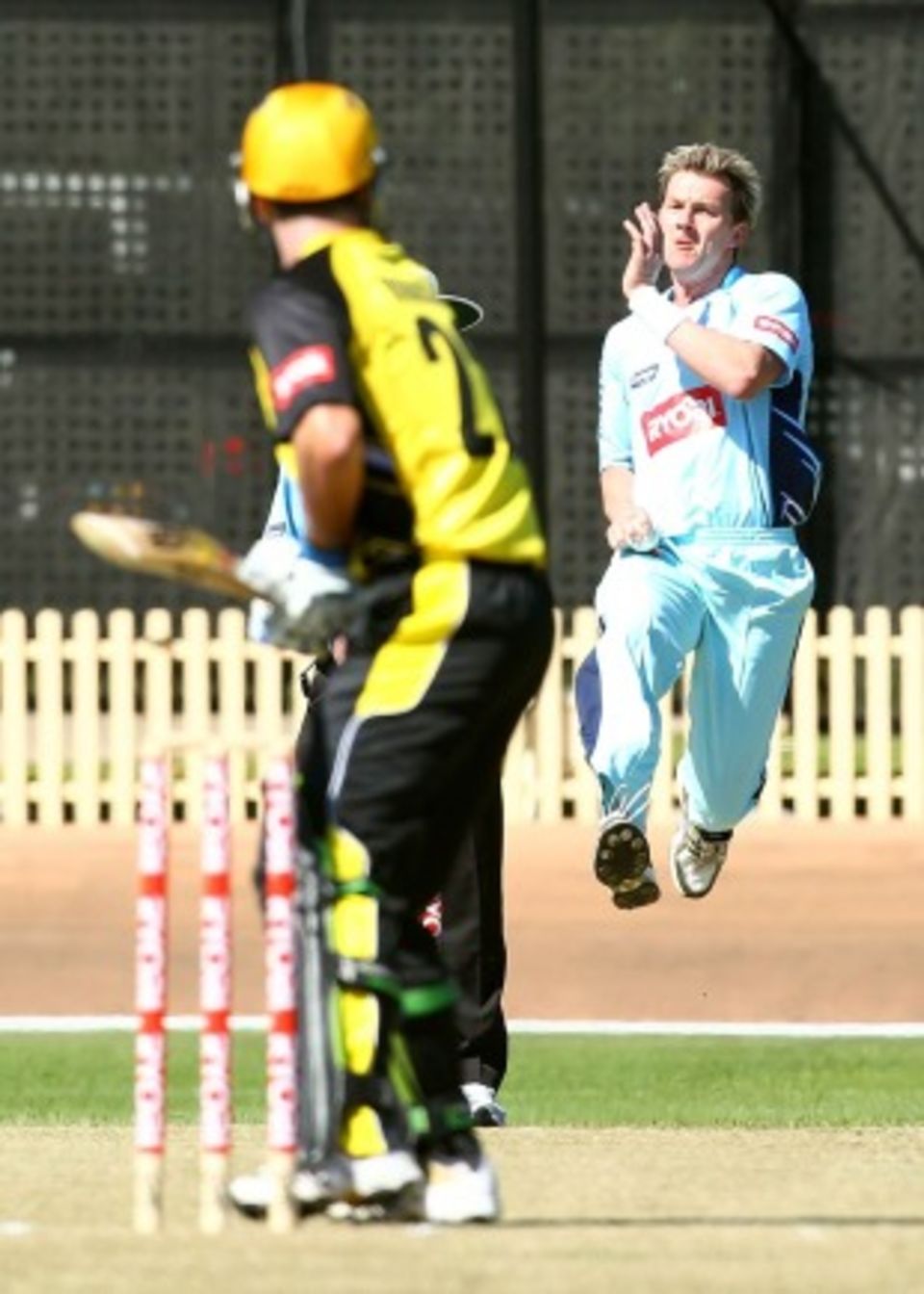Brett Lee made his state comeback for New South Wales on Sunday and in December he will be turning out for Wellington