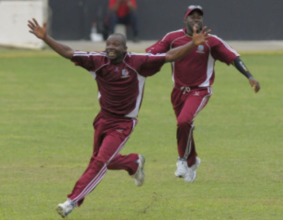 Anthony Martin's hat-trick reduced Windward Islands to 174 for 9, but their last-wicket pair took the game down to the wire