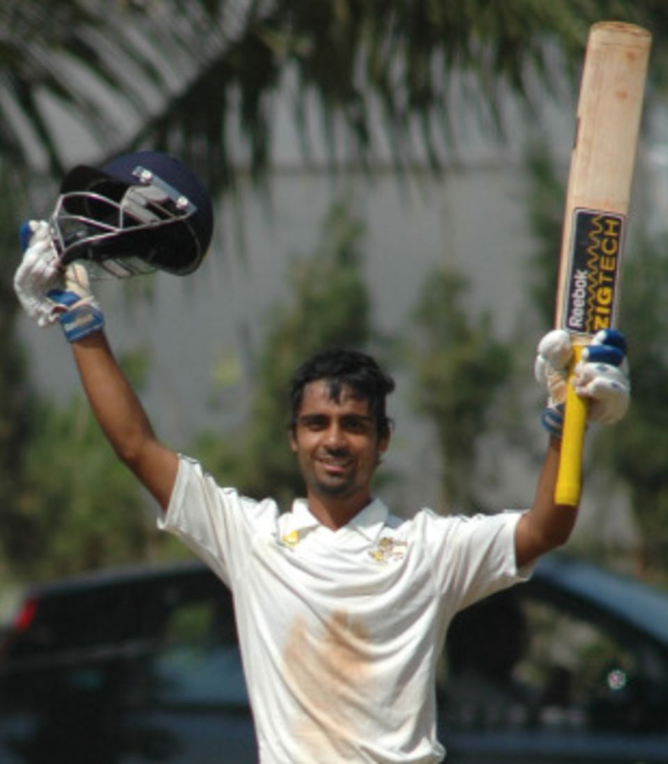 Iqbal Abdulla scored his maiden first-class century during the 2010-11 Ranji Trophy season