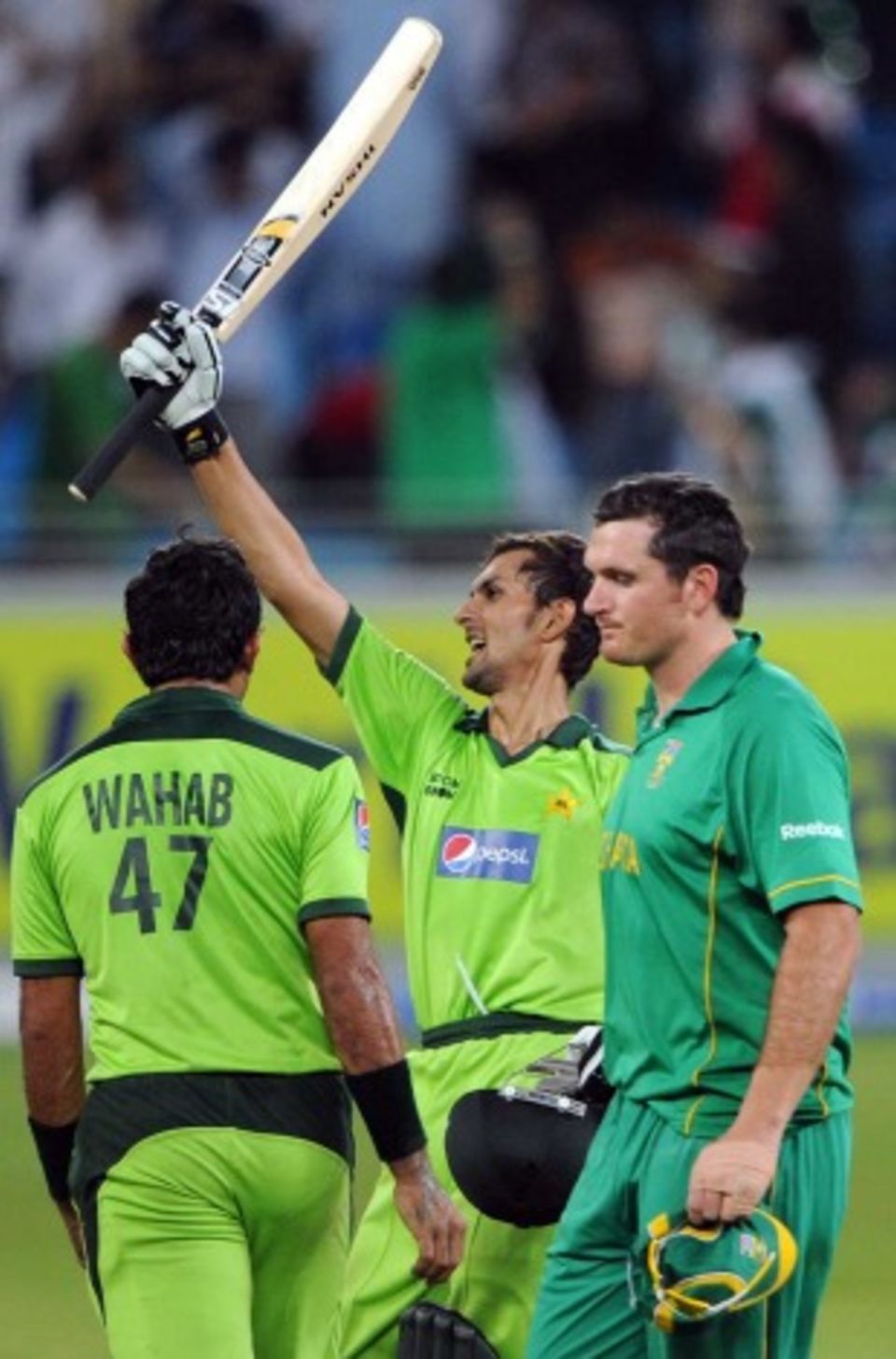 Zulqarnain Haider scored the winning runs for Pakistan in the fourth ODI