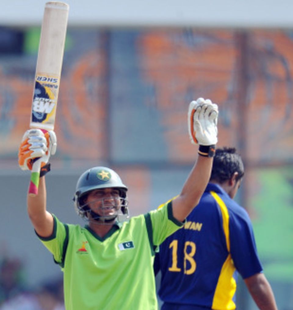 Pakistan captain Khalid Latif led from the front with a half-century to carry his team to victory