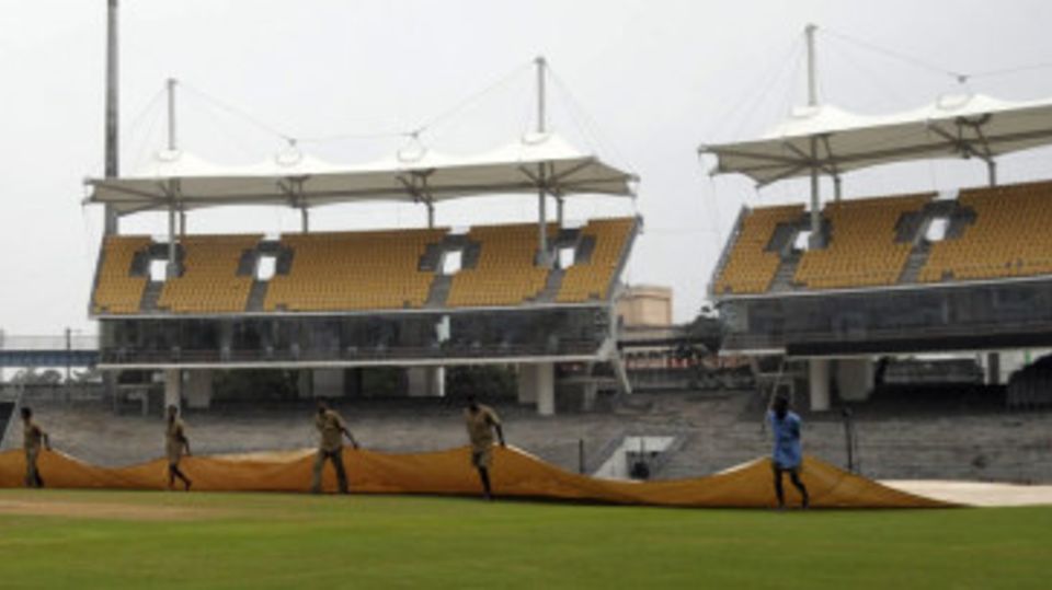 The new stands at the MA Chidambaram Stadium in Chennai