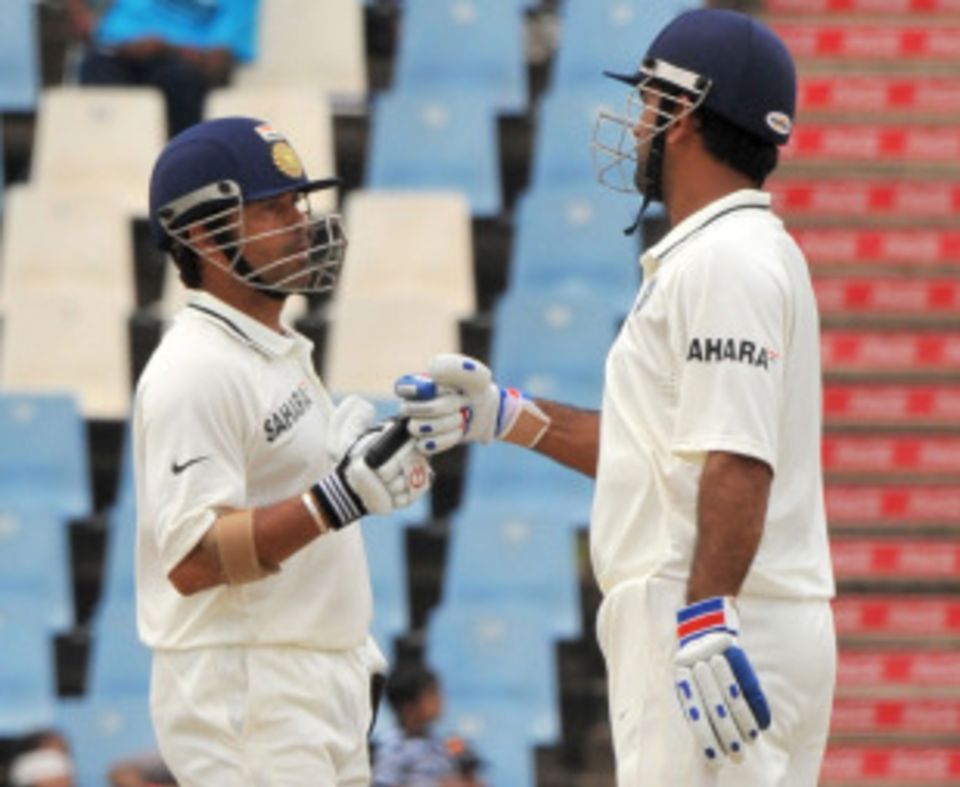 Sachin Tendulkar and MS Dhoni gave South Africa a scare