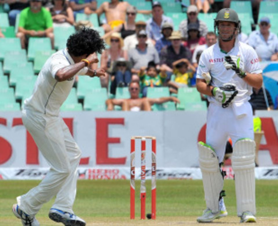 Sreesanth bowled one from a shorter run-up and it turned out to be a jaffa that left AB de Villiers helpless