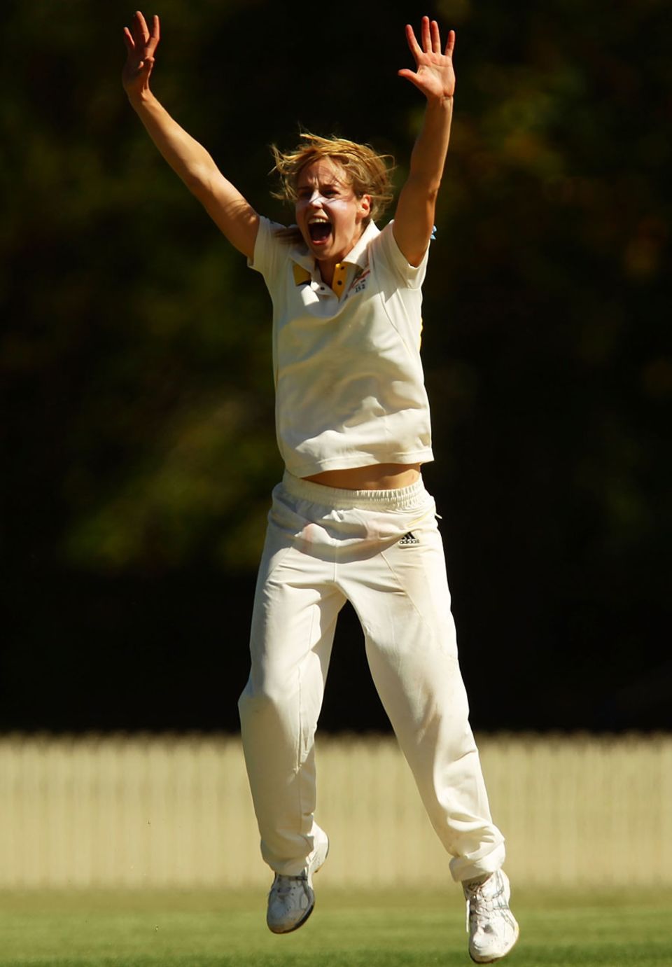 Ellyse Perry took four wickets on the opening day