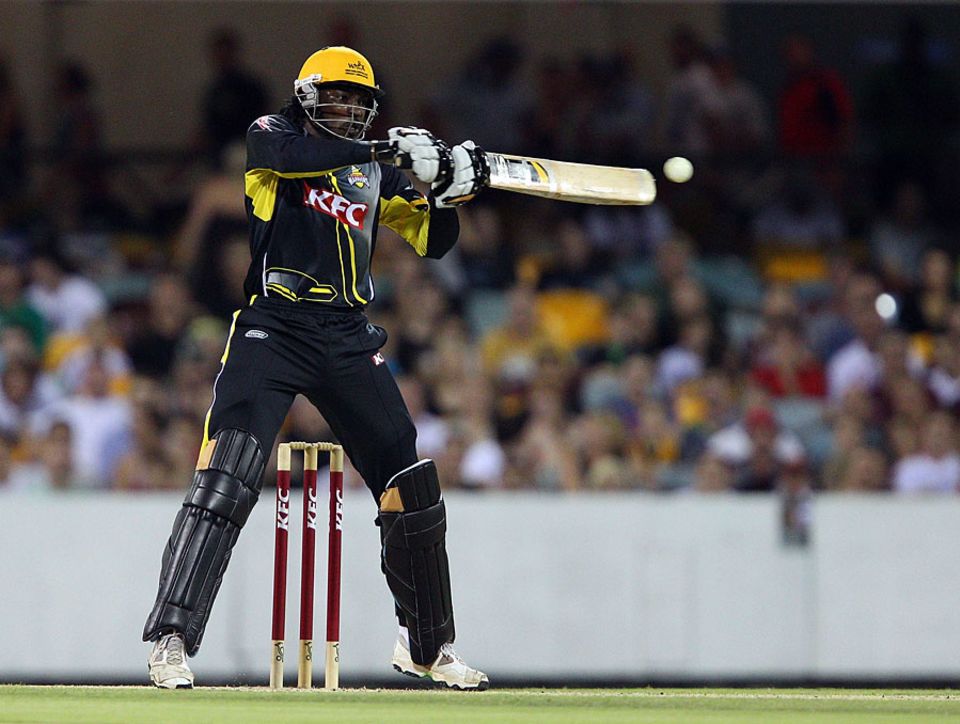 Chris Gayle blasted 92 from 40 balls to set up Western Australia's win
