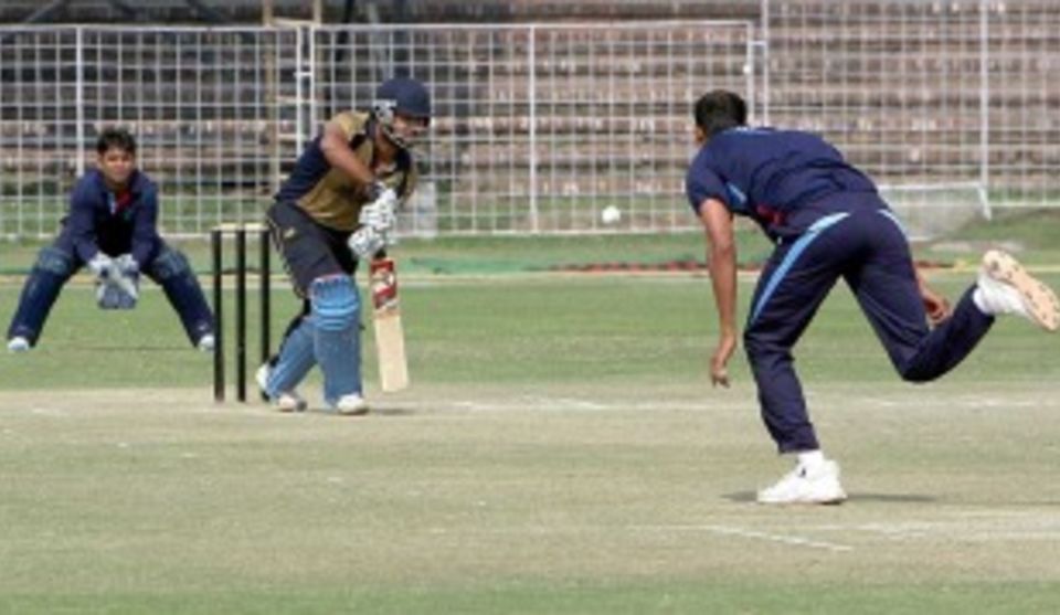Karan Goel top scored for Punjab against Services