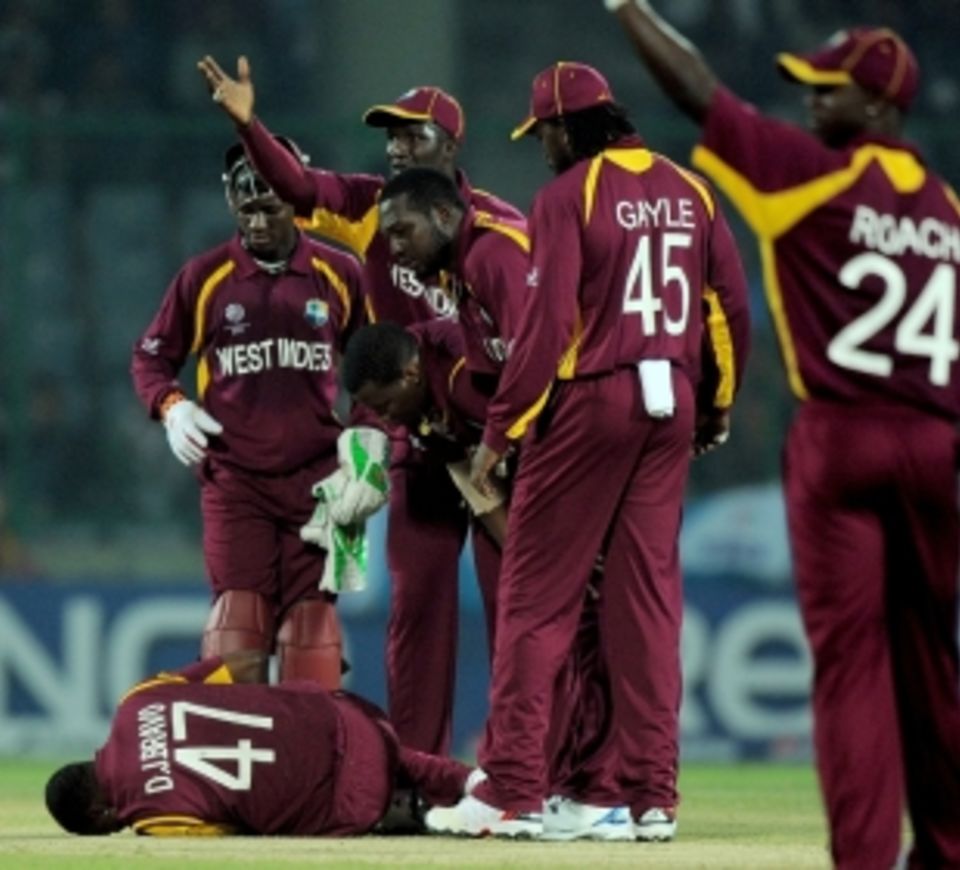 Dwayne Bravo's injury will force West Indies to adjust their plans against Netherlands