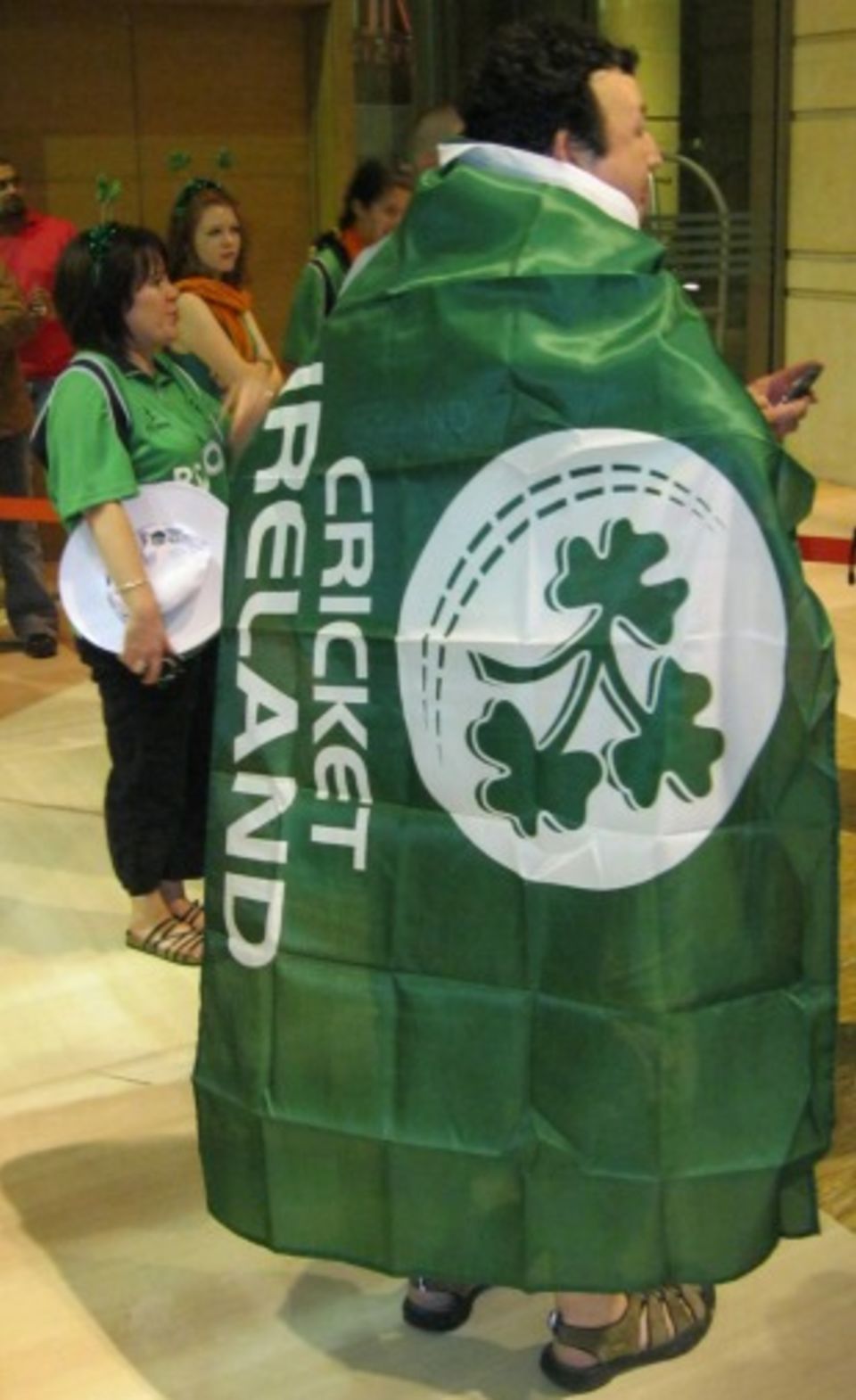 Irish cricket fans may have something to cheer yet, even though their team has been excluded from the next World Cup
