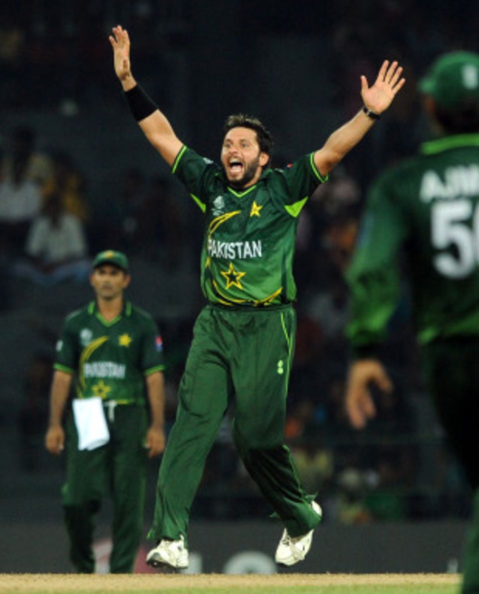 Shahid Afridi now has 14 wickets after leading his team to victory with 5 for 23