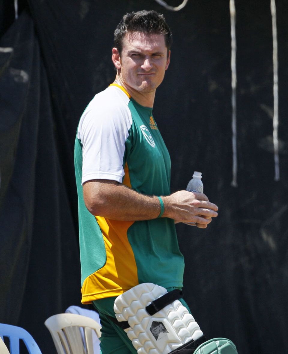 Graeme Smith at a training session in Chennai