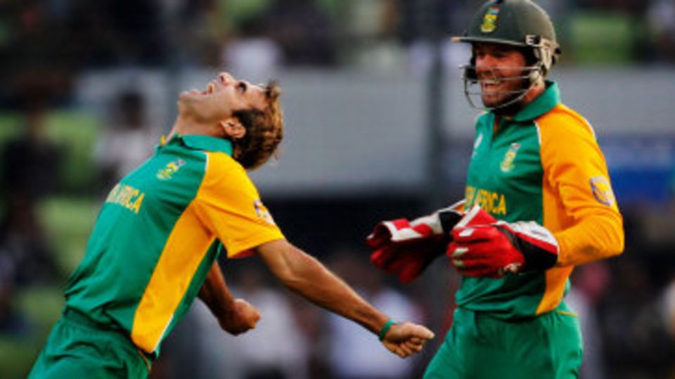 Imran Tahir is thrilled after getting rid of Jesse Ryder