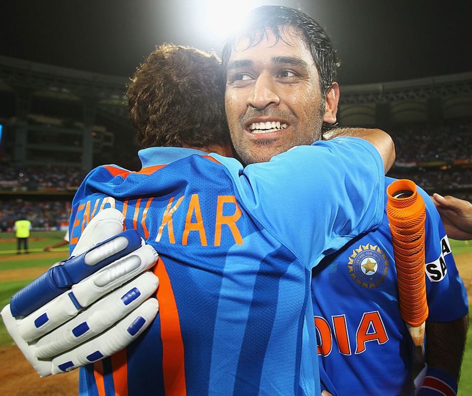 Dhoni's captaincy pinnacle was leading India to a World Cup title on home soil in 2011