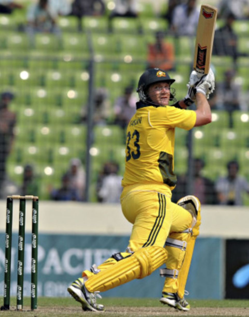 Shane Watosn's unbeaten 185 featured a record-breaking 15 sixes