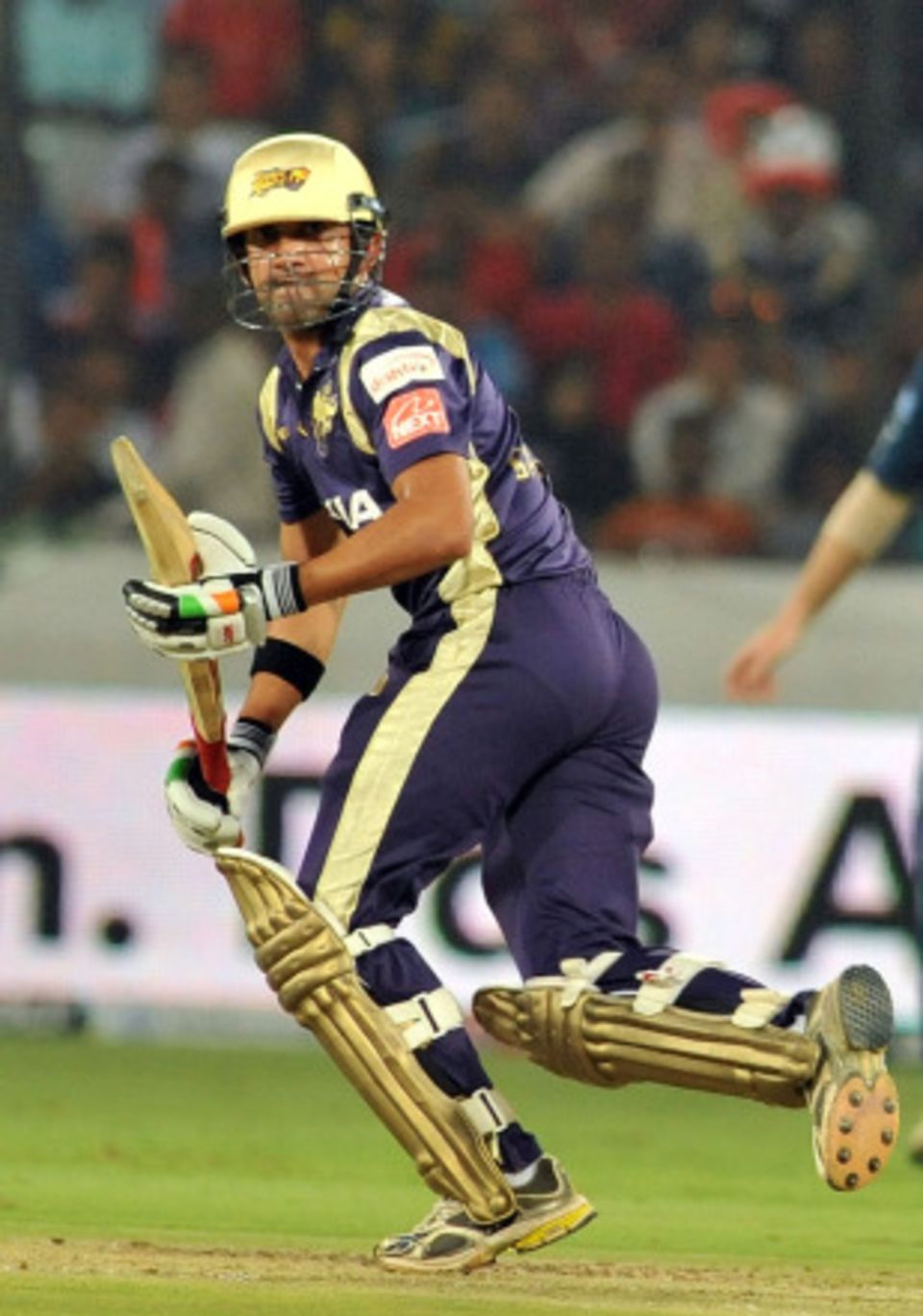 Gautam Gambhir played in the IPL despite a shoulder injury