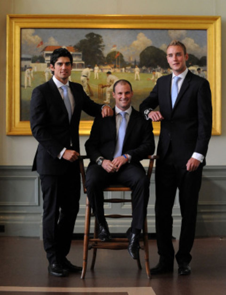 Alastair Cook still had to interview for the job as Andrew Strauss' successor