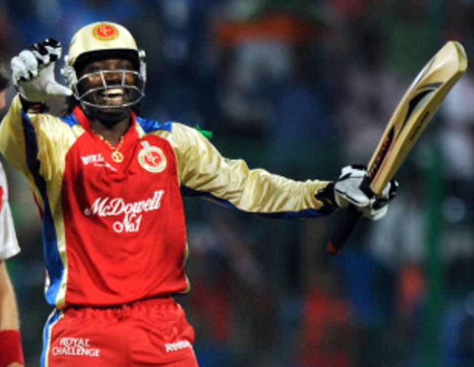 The clash began with Chris Gayle signing with IPL team Royal Challengers Bangalore in April 2011