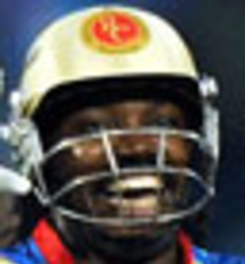 Chris Gayle got to a century off 46 balls