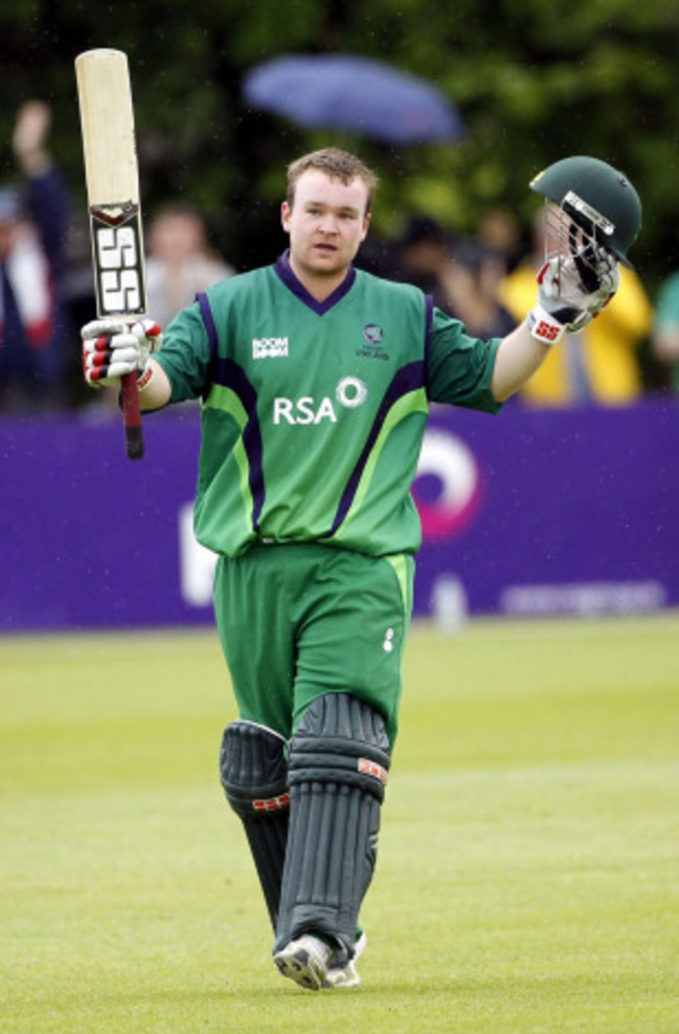 Paul Stirling's excellent hundred wasn't enough as Scotland chased down a huge total