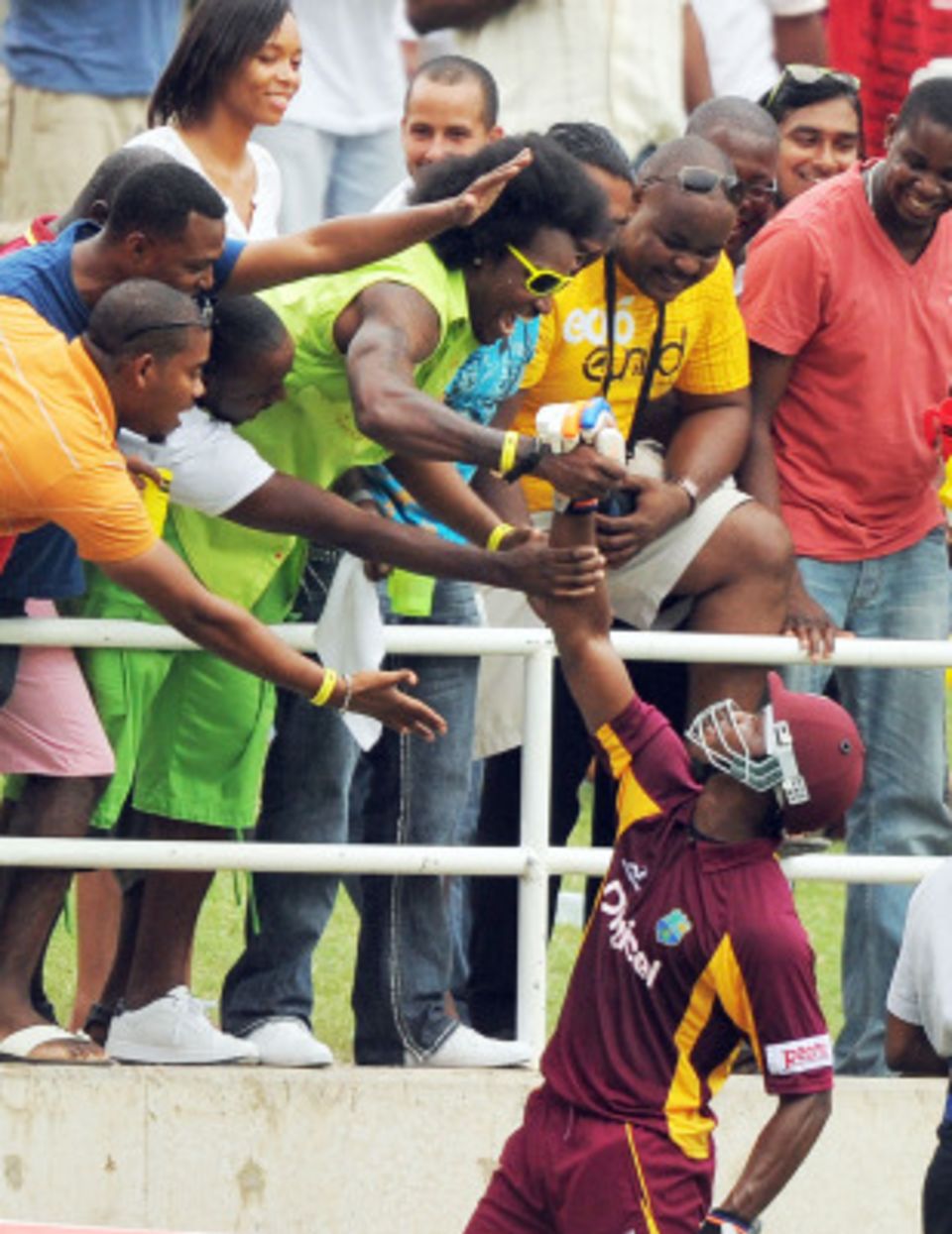 Chris Gayle might have to cheer from the stands for a while