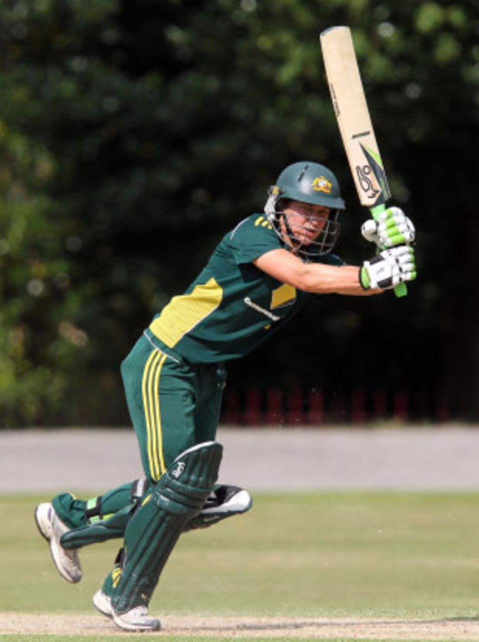 Shelley Nitschke anchored Australia's successful chase with 78 from 100 balls