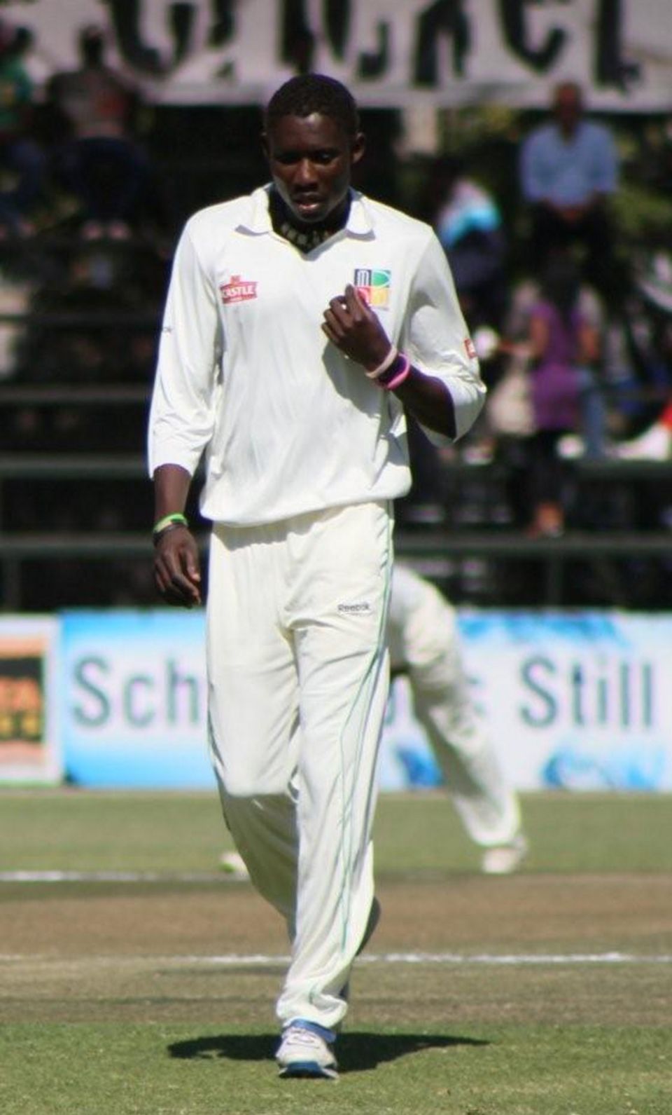 Chris Mpofu picked up two wickets in an over against Australia A
