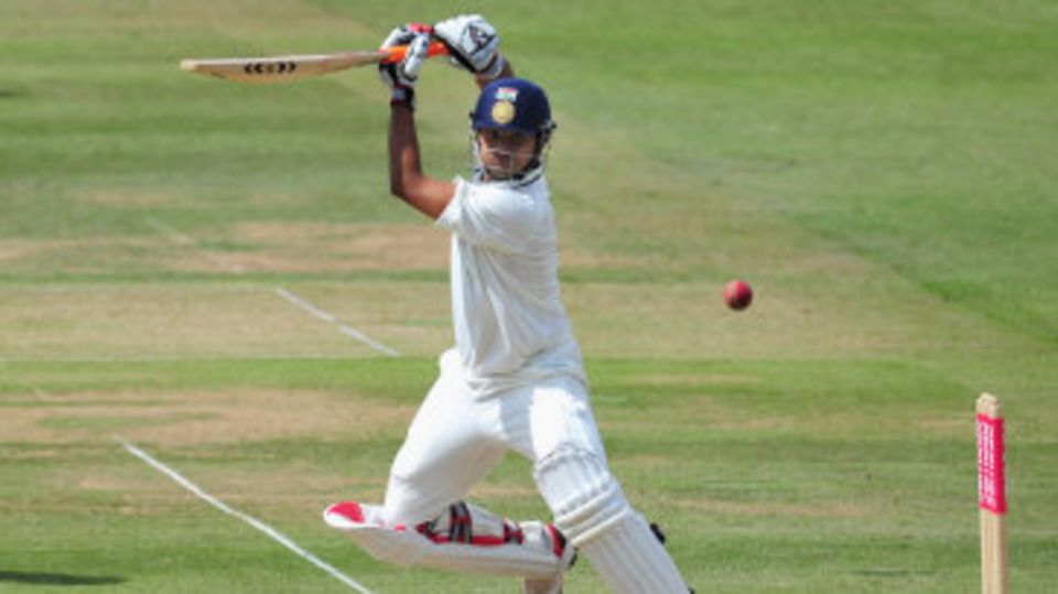 Suresh Raina steers through point
