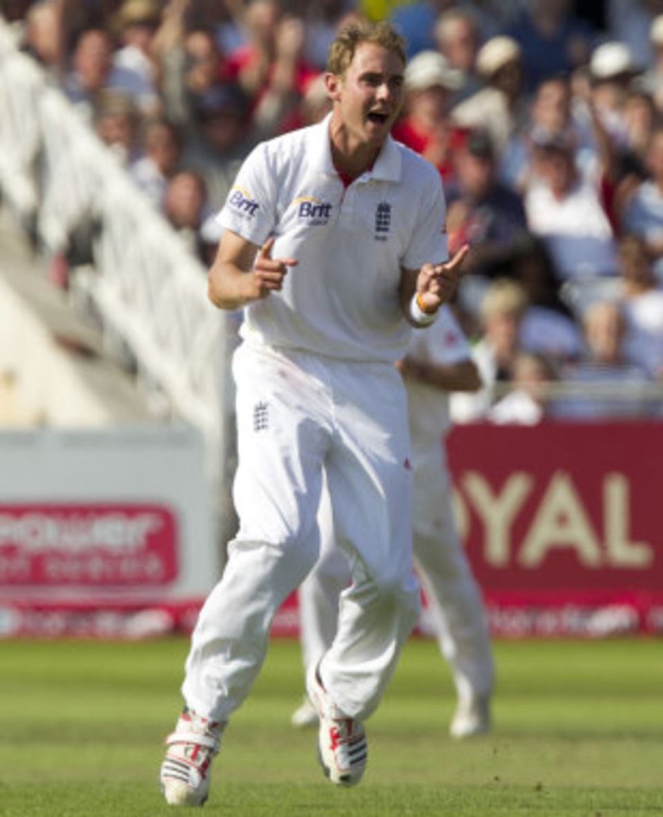 If it's the third session, it's got to be Stuart Broad