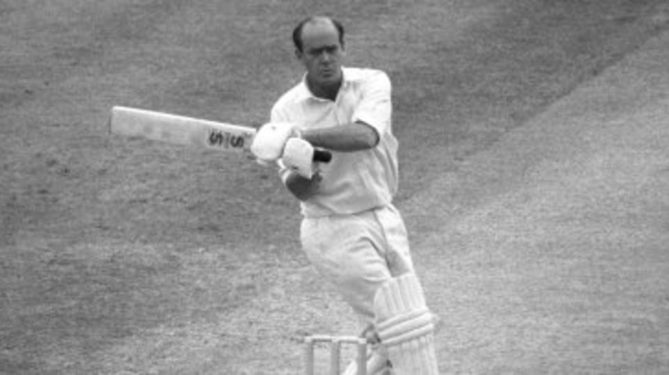 Brian Close hooks Michael Holding