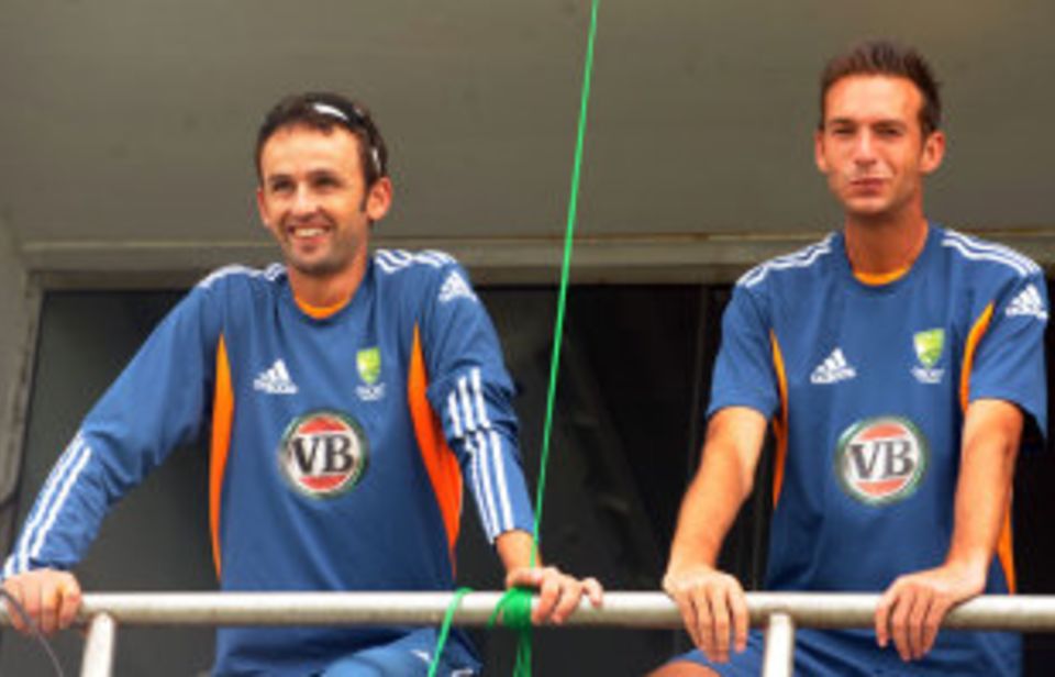 Nathan Lyon and Trent Copeland knew about their debuts the night before the match